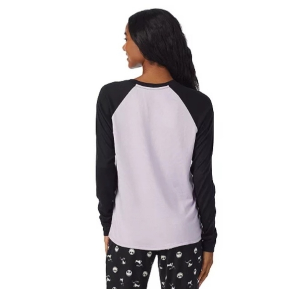 NWT XL DISNEY Graphic "Best Nightmare Ever" Long Sleeve Pajama Shirt - Picture 3 of 7